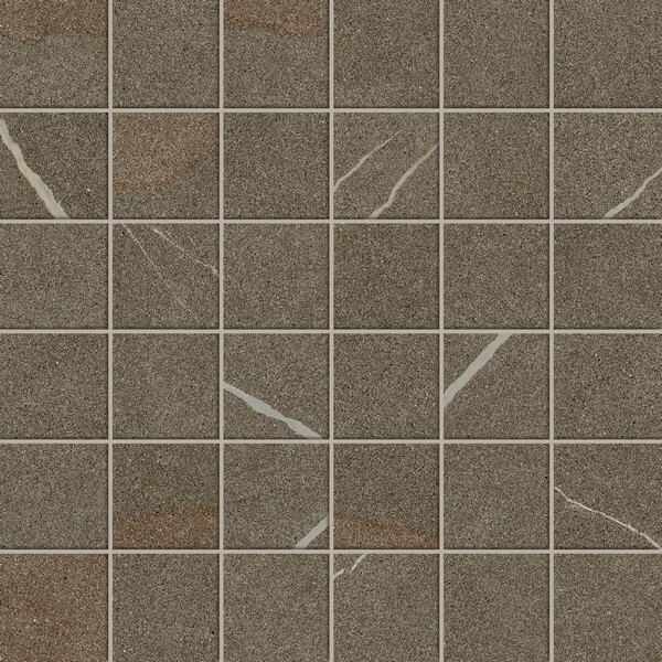 Керамогранит / Atlas Concorde Russia /Forte Dei Marmi Rock/ Форте Дей Марми Рок / Алпин Браун Мозаика 30х30 / Alpine Brown Mosaic 30x30